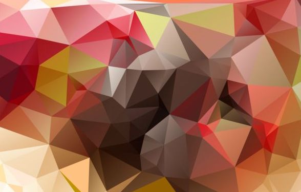 Bunte Polygon-geometrische Hintergrundglänzender Vektor 05 polygon glänzend geometrisch Bunt   
