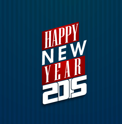 Happy New Year 2015 fond bleu foncé nouvel an fond bleu 2015   