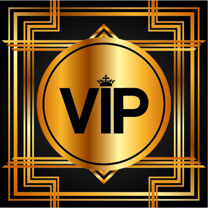 Vecteurs de fond VIP de luxe en or 04 vip or luxe fond   