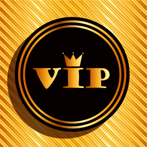 Vecteurs de fond VIP de luxe en or 05 vip or luxe fond   