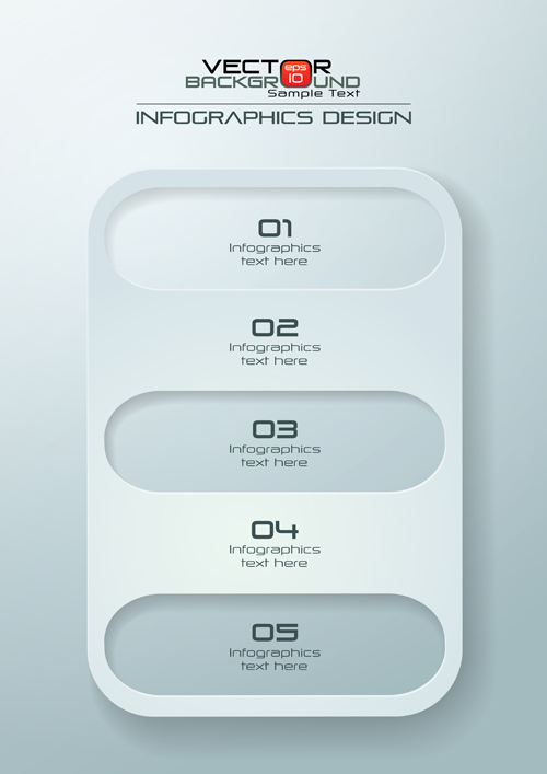 Papier Infografik weißes Vektordesign 14 weiß papier Infografik   